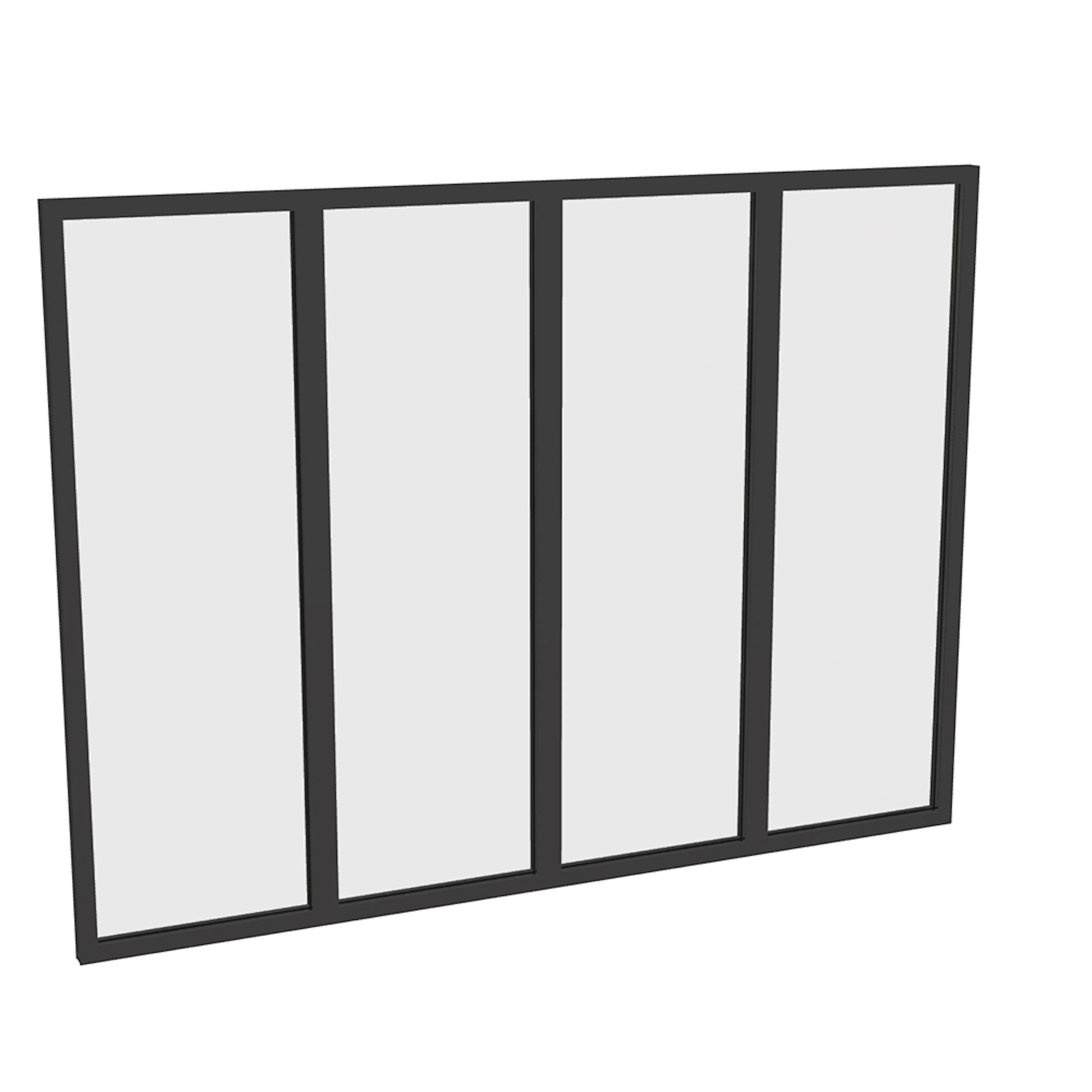 Fast Väggparti Landskap Robust Året runt 4-del