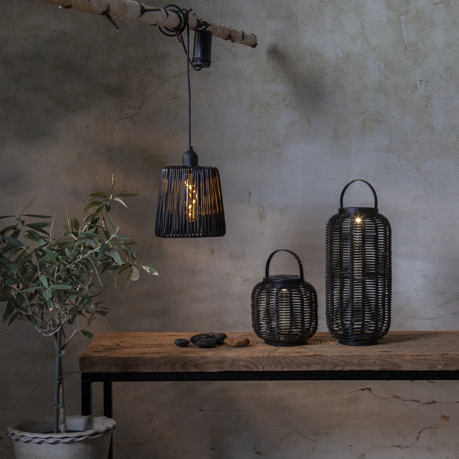 Solcellslykta Star Trading Runda 15  cm