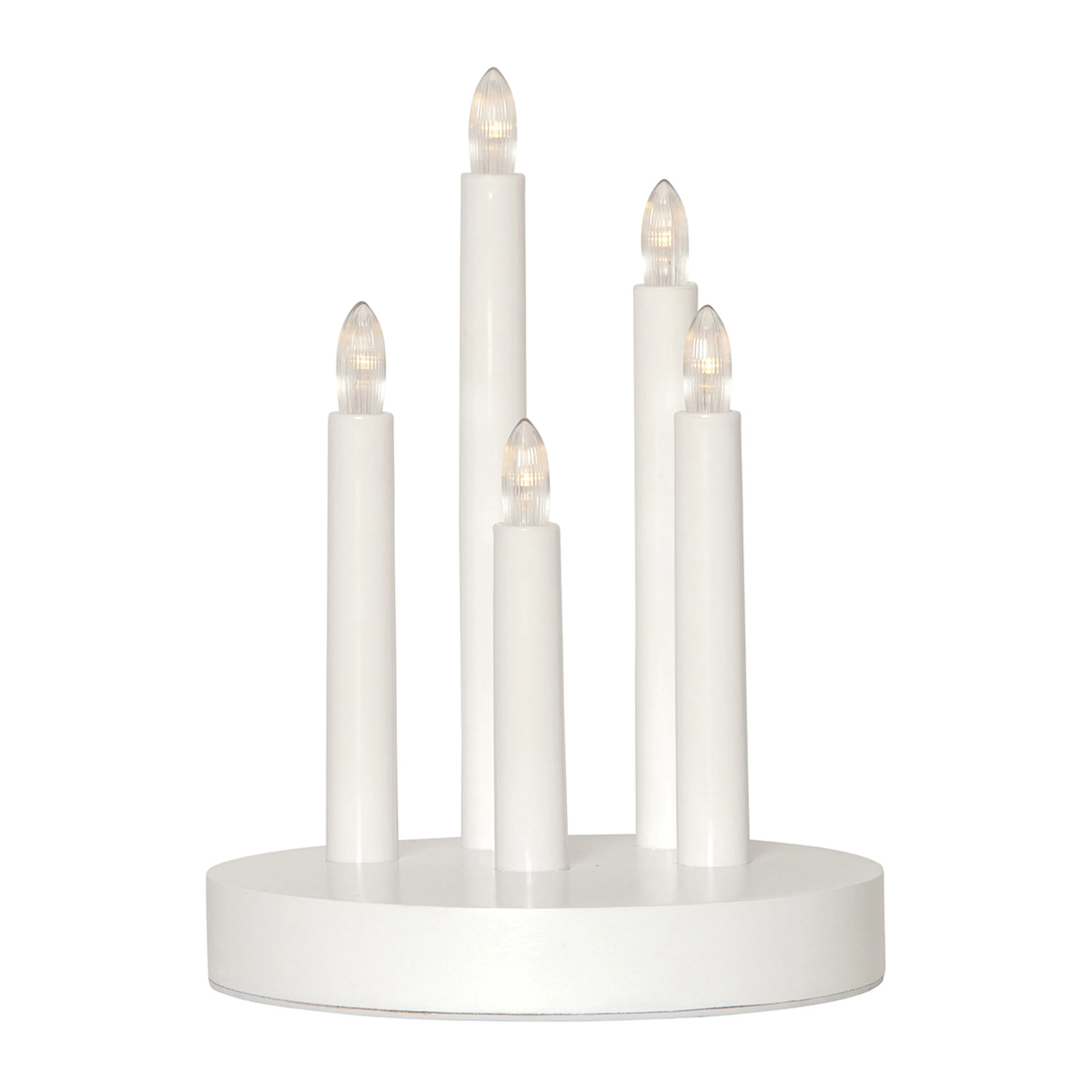 Ljusstake DORIS White White