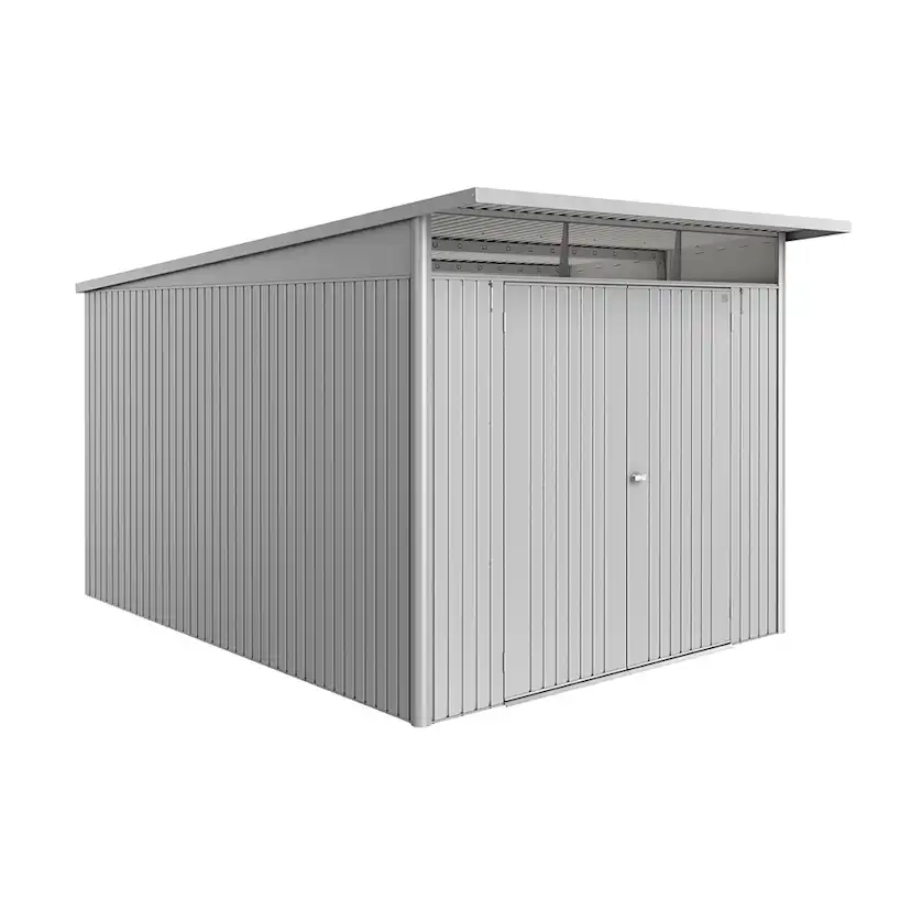 Redskapsbod Biohort Avantgarde Eco A8 Metallic Silver Dubbeldörr