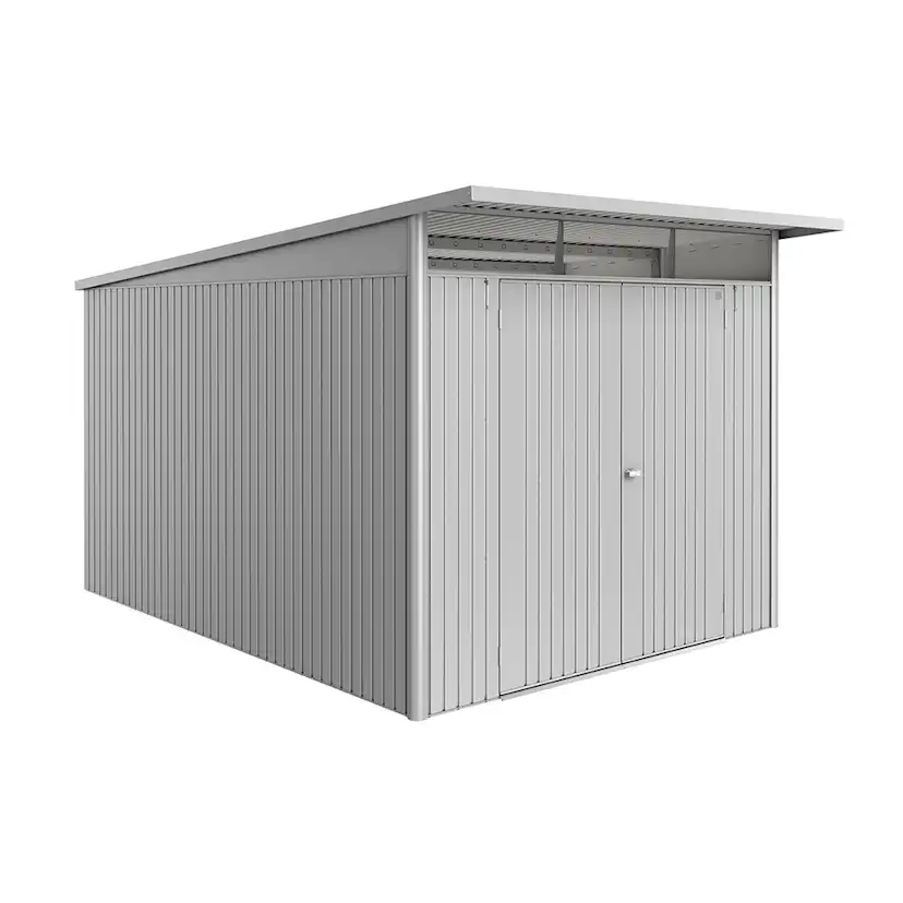 Redskapsbod Biohort Avantgarde Eco A8 Metallic Silver Dubbeldörr