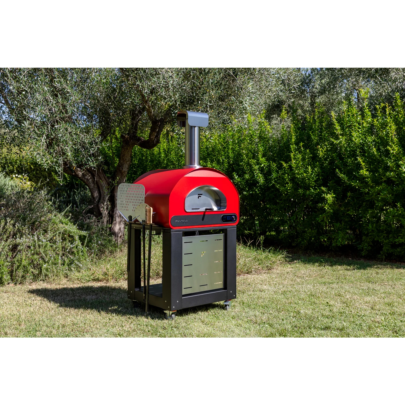 Pizzaugn Fontana Forni Volta 70 Hybrid Red