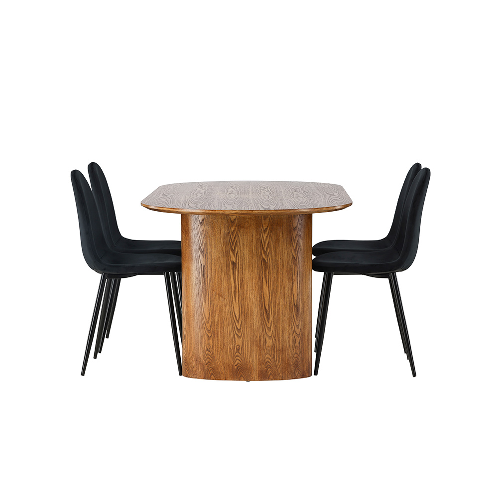 Matgrupp Venture Home Isolde med 4 Polar Stolar