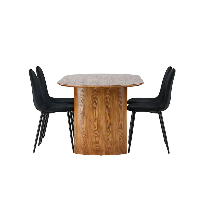 Matgrupp Venture Home Isolde med 4 Polar Stolar