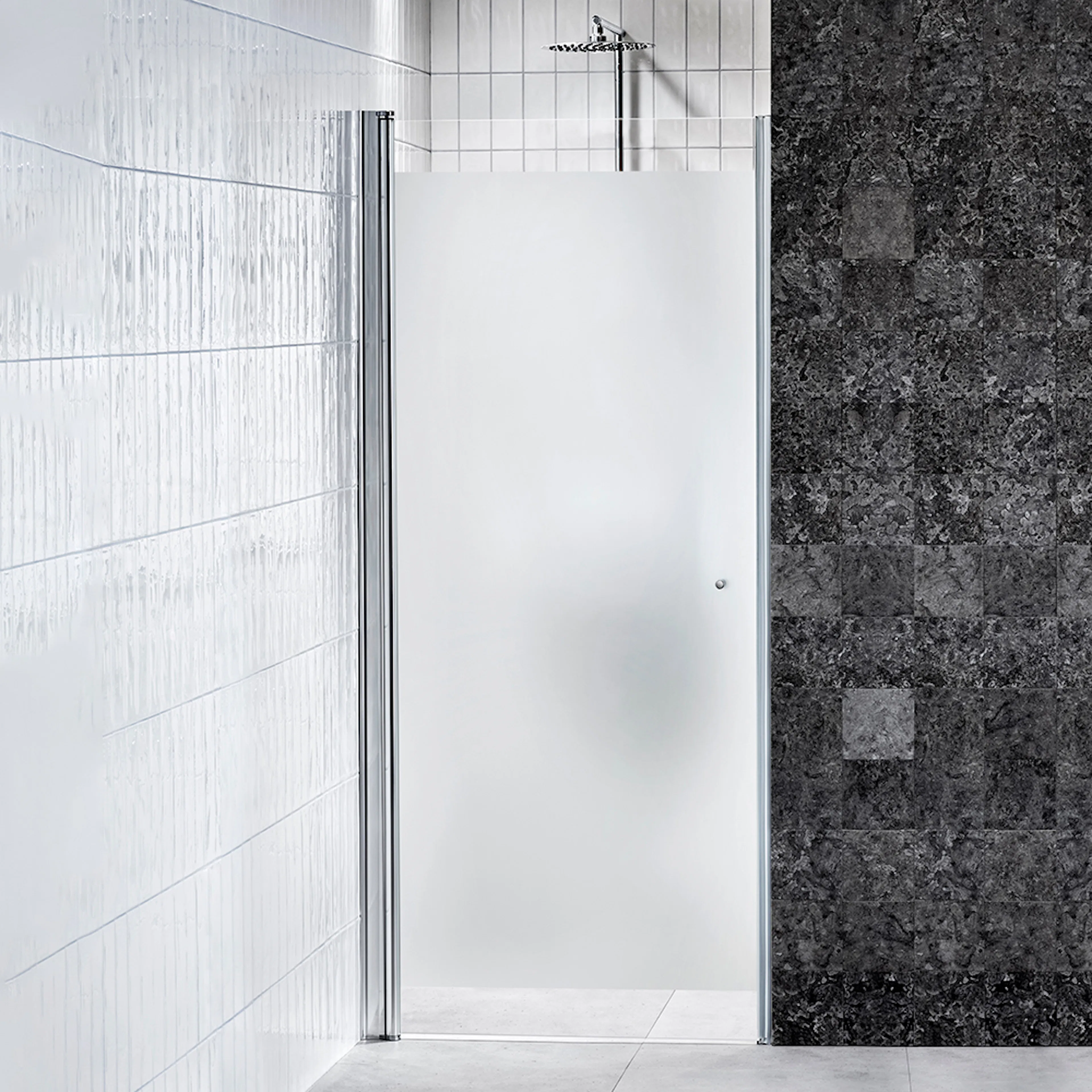 AL D-DÖRR PICTO 1 RAK 80 FR1 Frostat glas, Bredd: 748 mm