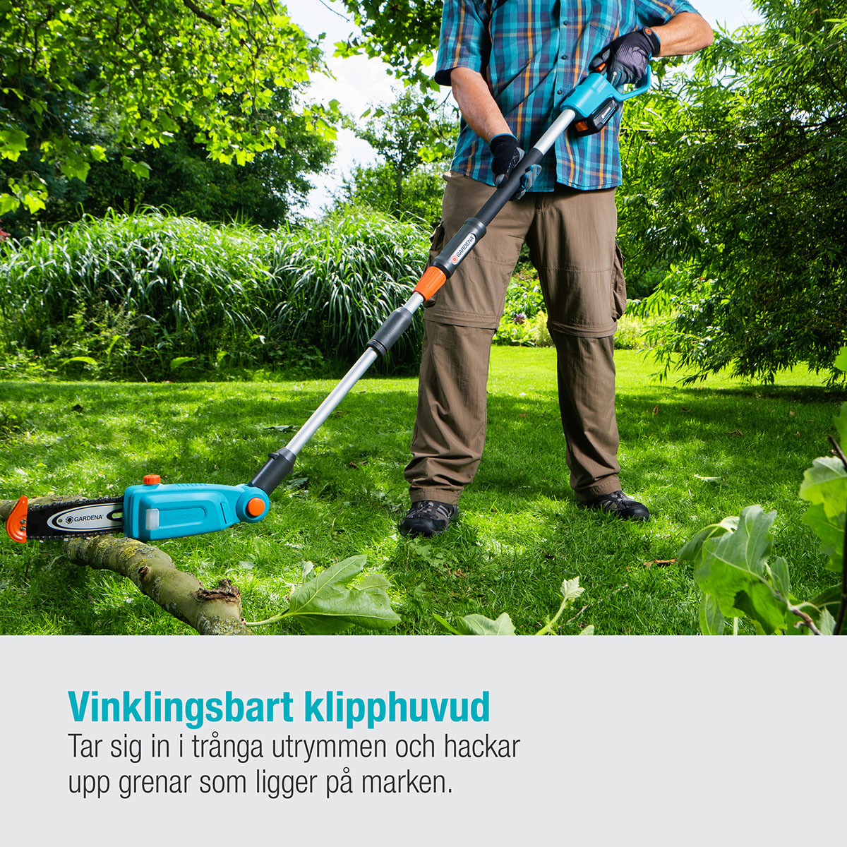 Teleskopisk Stångsåg Gardena TCS 20/18V P4A utan Batteri