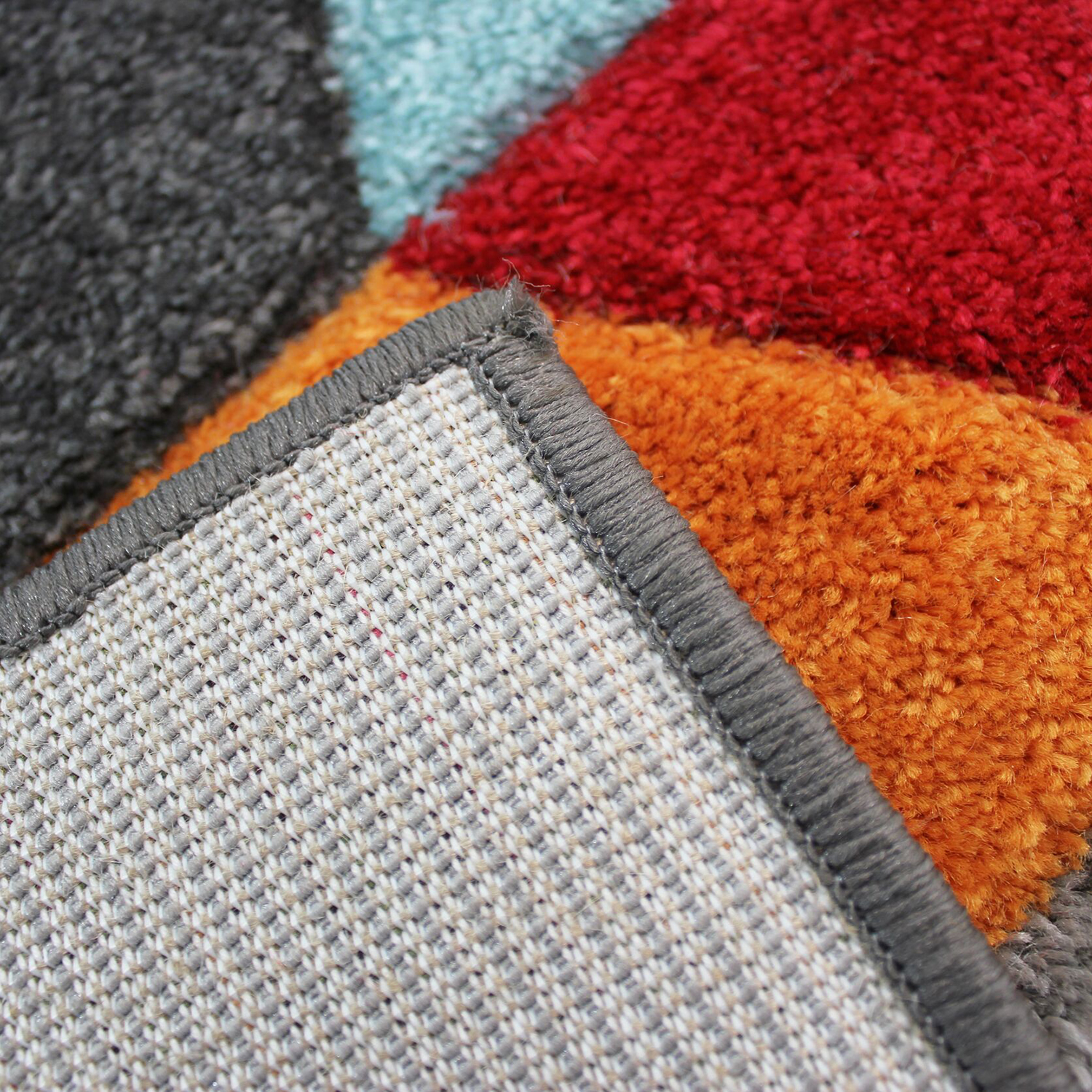 Friezematta Flair Rugs Dynamic Flerfärgad 80x150