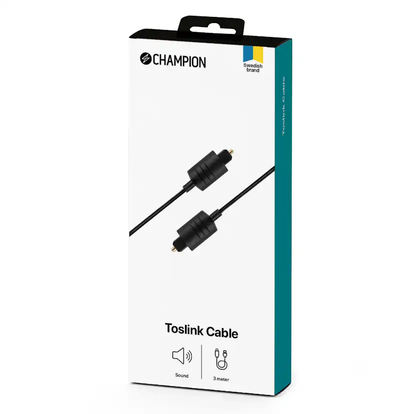 Toslink-kabel Champion Optisk 3.0m
