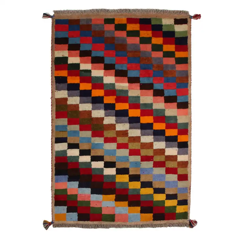 Persisk Matta Arkiio Gabbeh Shiraz Flerfärgad 79x129