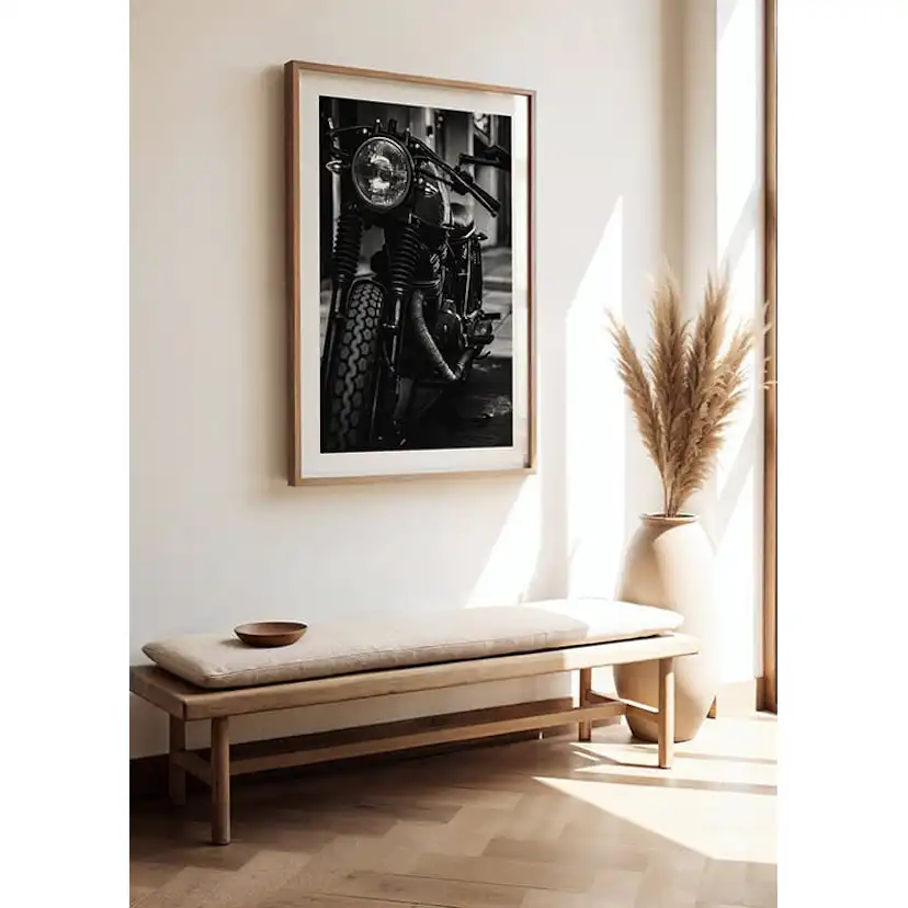 Poster Gallerix Black Motorcycle