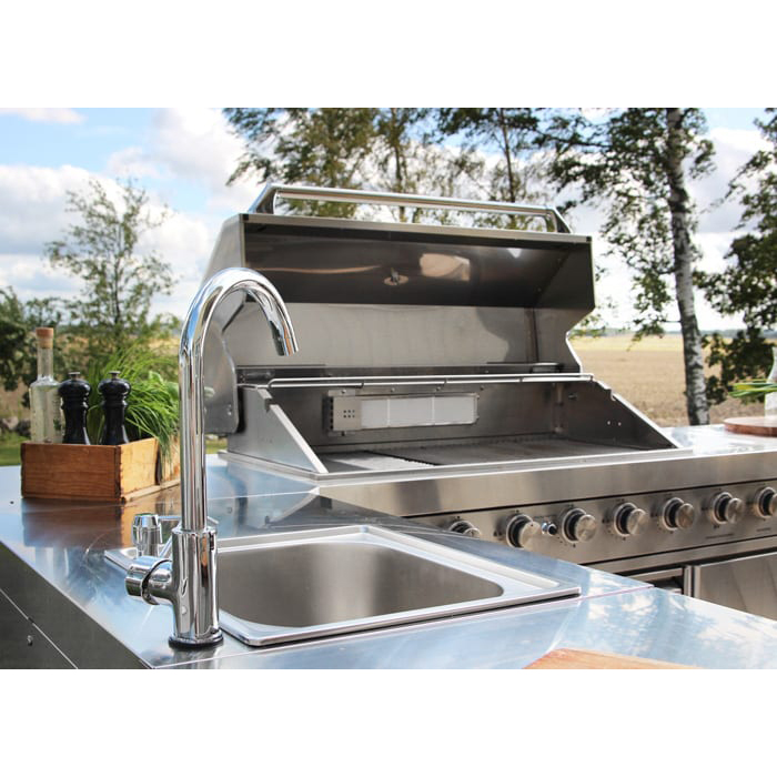 Diskbänk Myoutdoorkitchen Classic Line Stainless 304SS Med Förvaringsskåp
