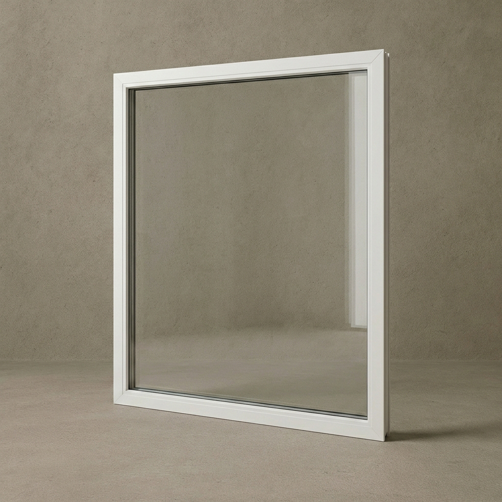 Fast Fönster Sveafönster Stabil PVC 3-glas
