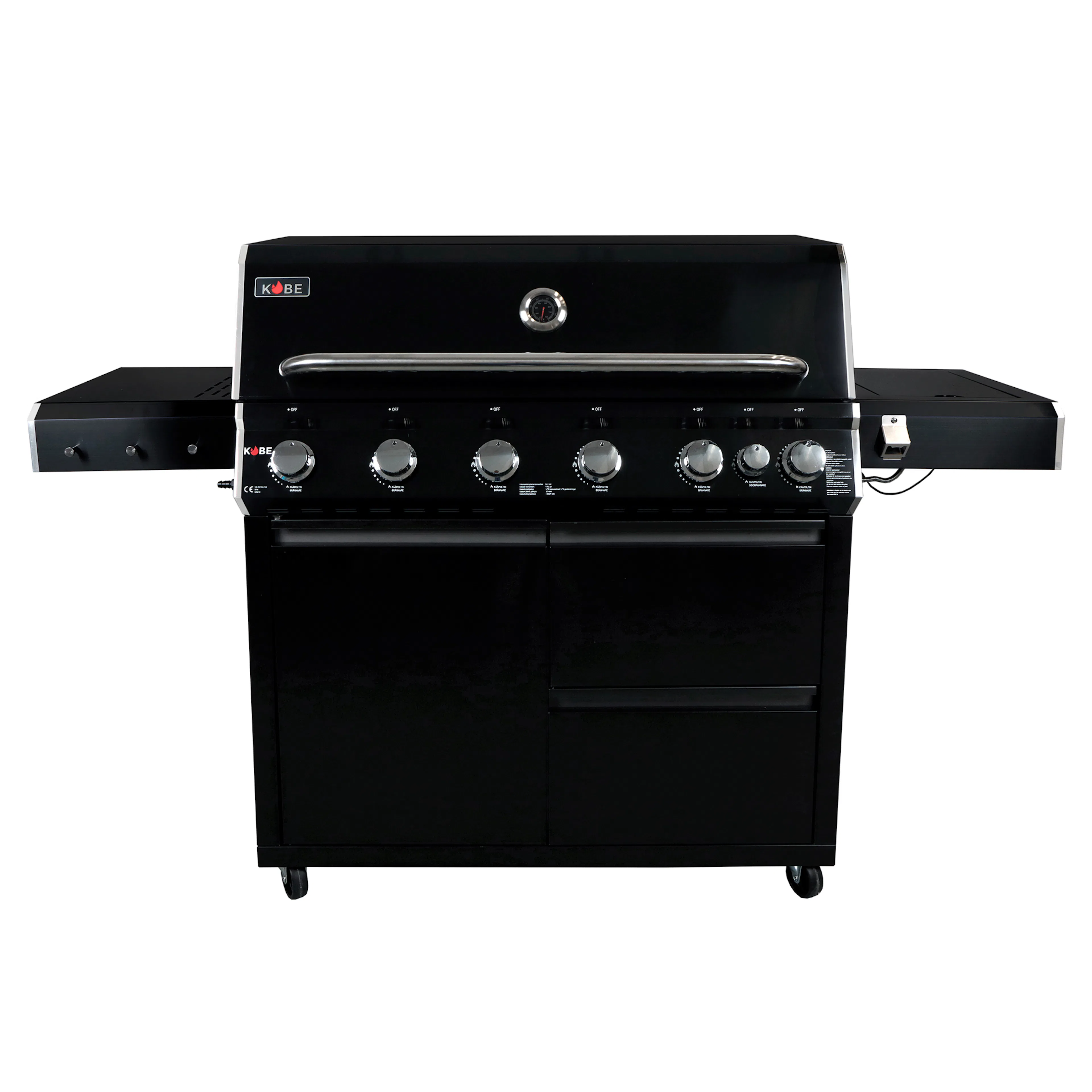 Gasolgrill Kobe Premium 6+1 PRE Svart