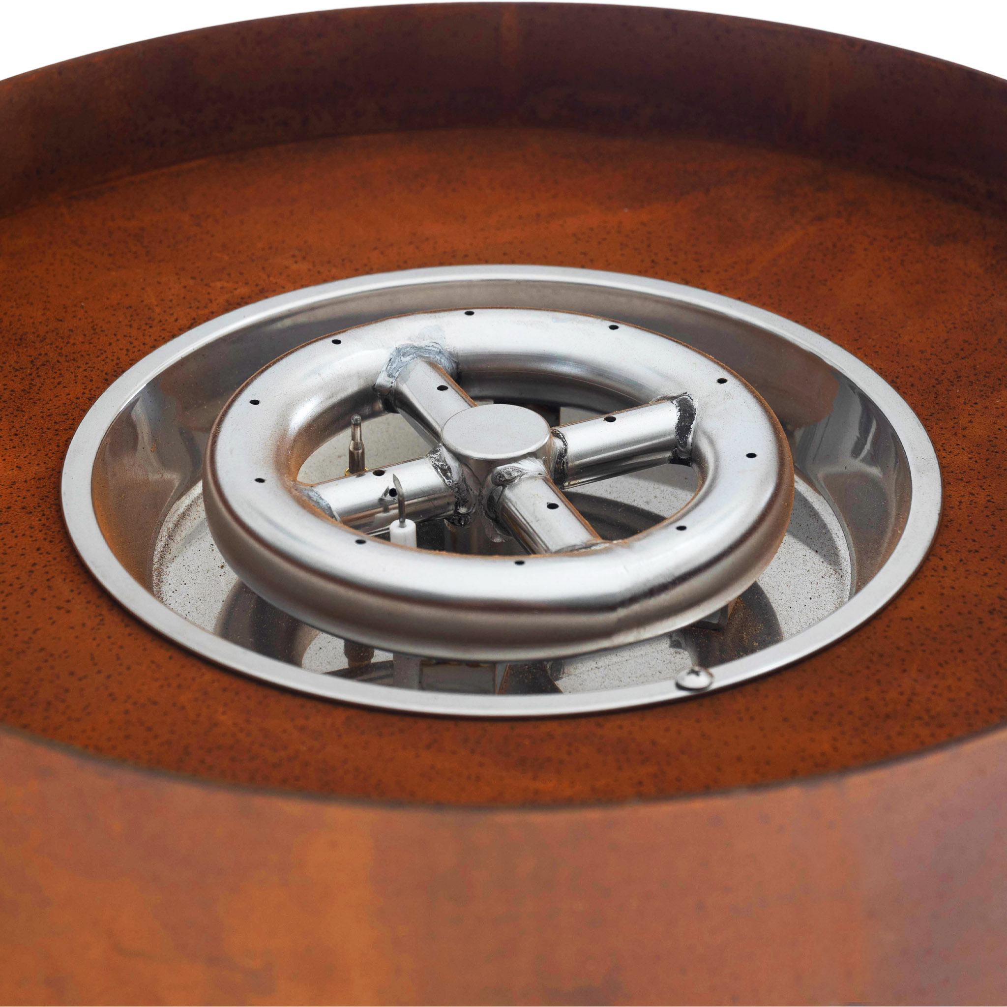 Eldstad Lyfco Cortenstål Gasoldriven Fredrika