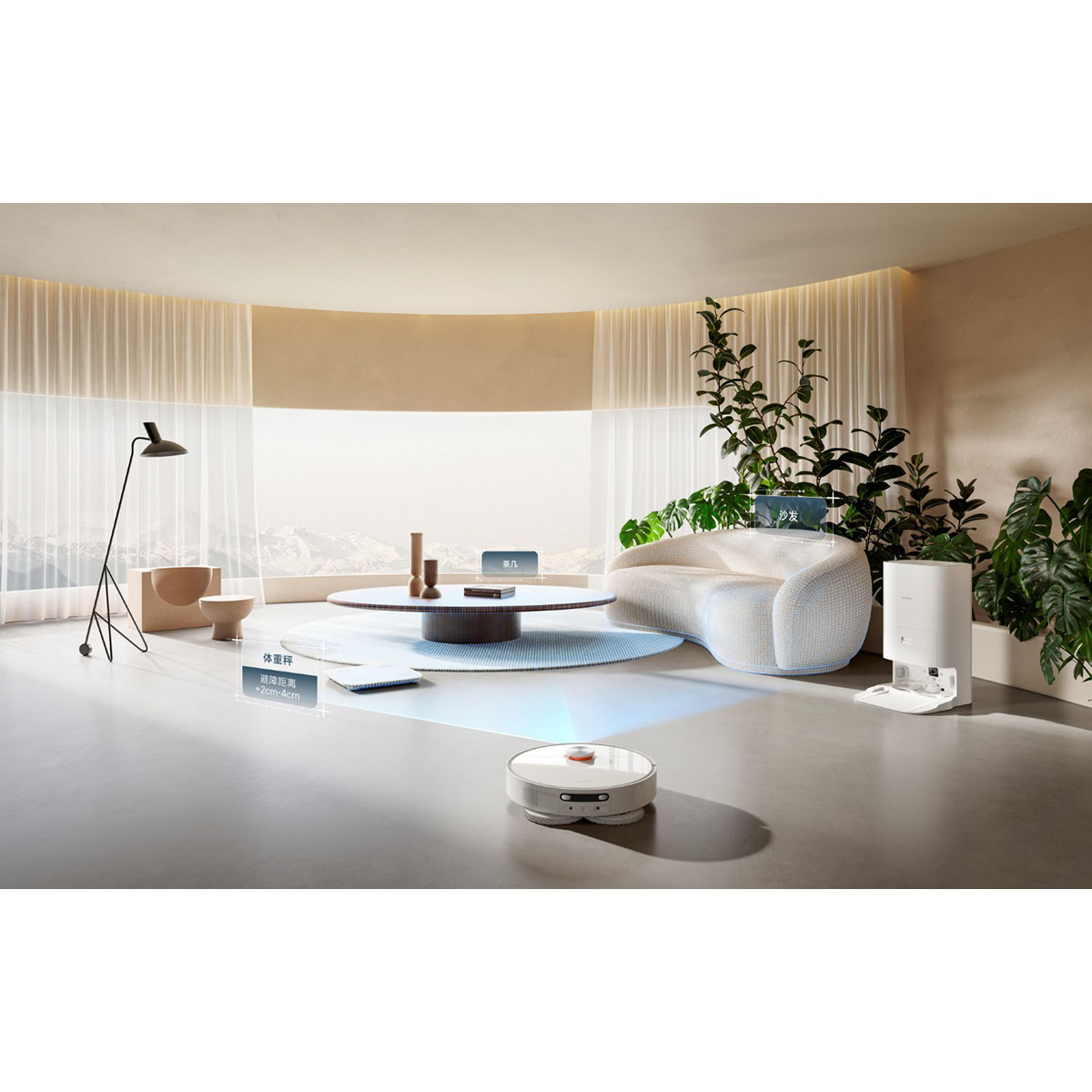 Robotdammsugare Xiaomi X10 EU Allt-i-ett Station med AI-navigering & Automatisk Tömning
