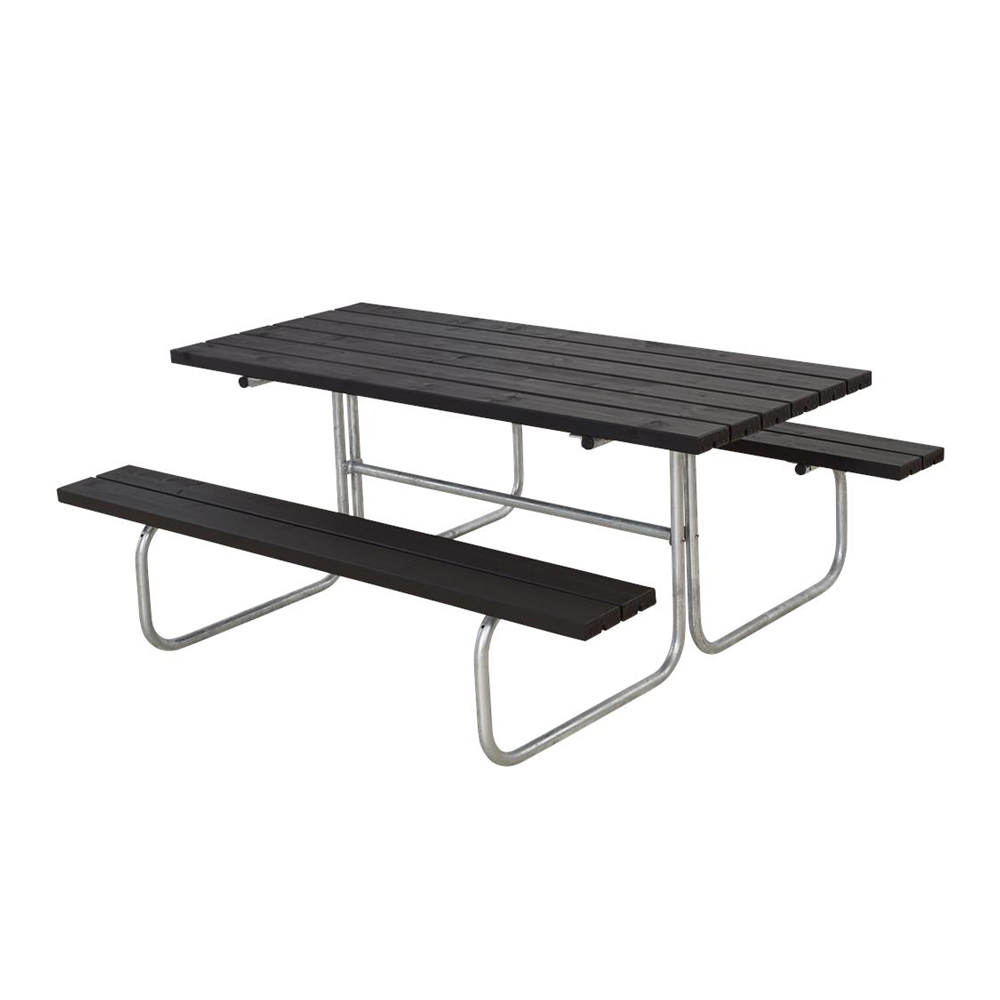 Picknickbord PLUS Classic Svart Utomhus