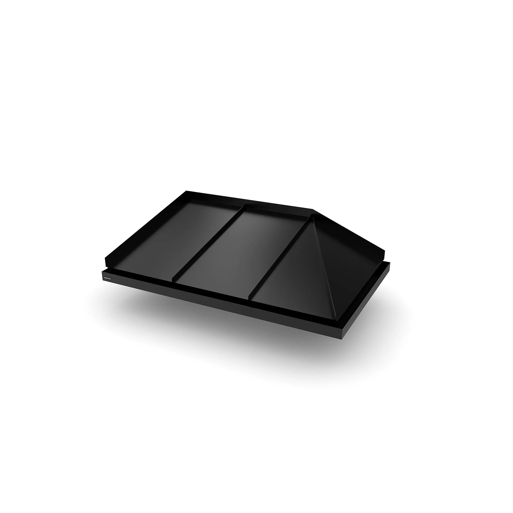 Inner Corner Höger B=1550 D=1155 Black (RAL:9011) 1550 mm Svart, Djup: 1155 mm