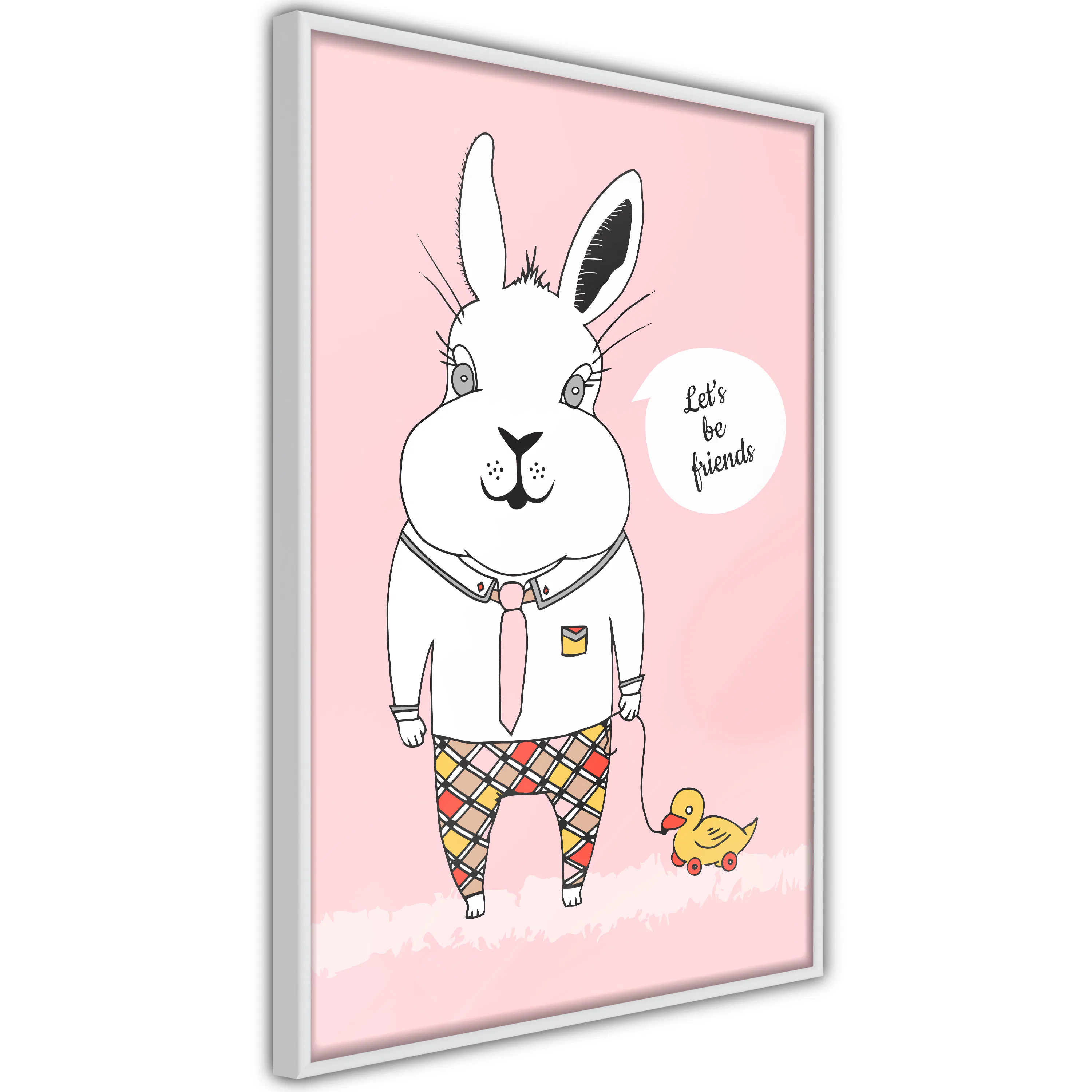 Poster Artgeist Affisch Rabbit's Friend
