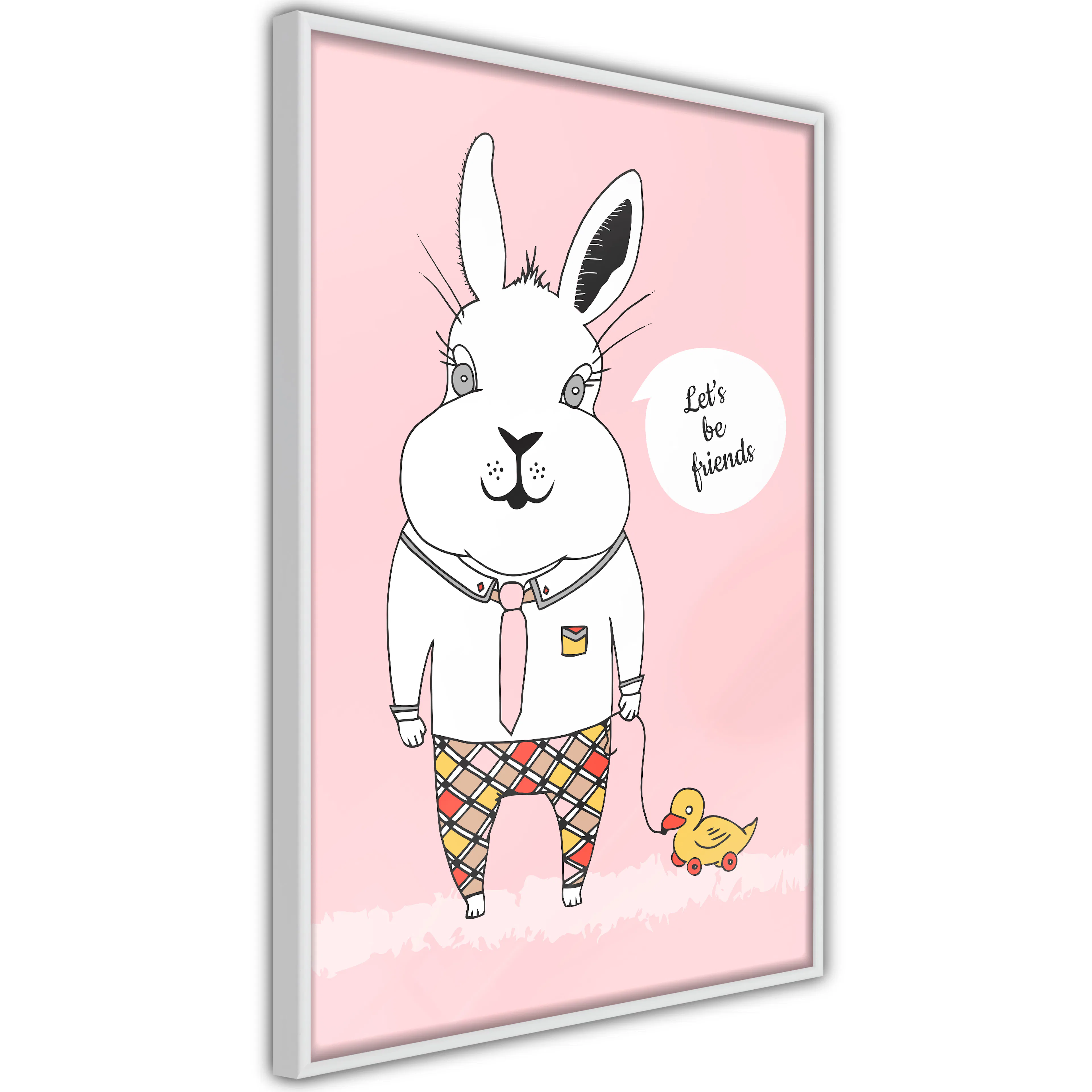 Poster Artgeist Affisch Rabbit's Friend