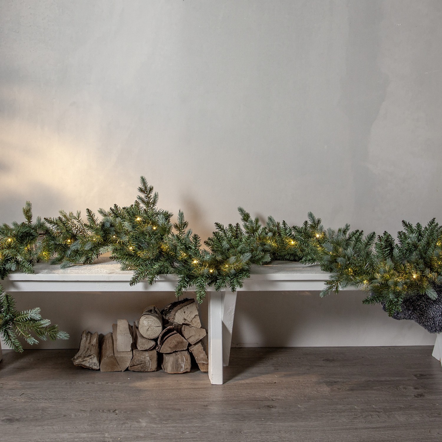 Grangirlang Star Trading Greyland i Grön, 300 cm