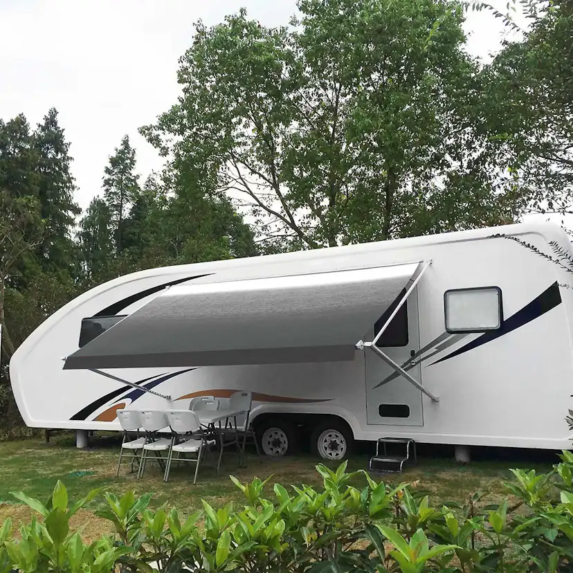 Markistält 5*2,5m - väggmonterad 5 m