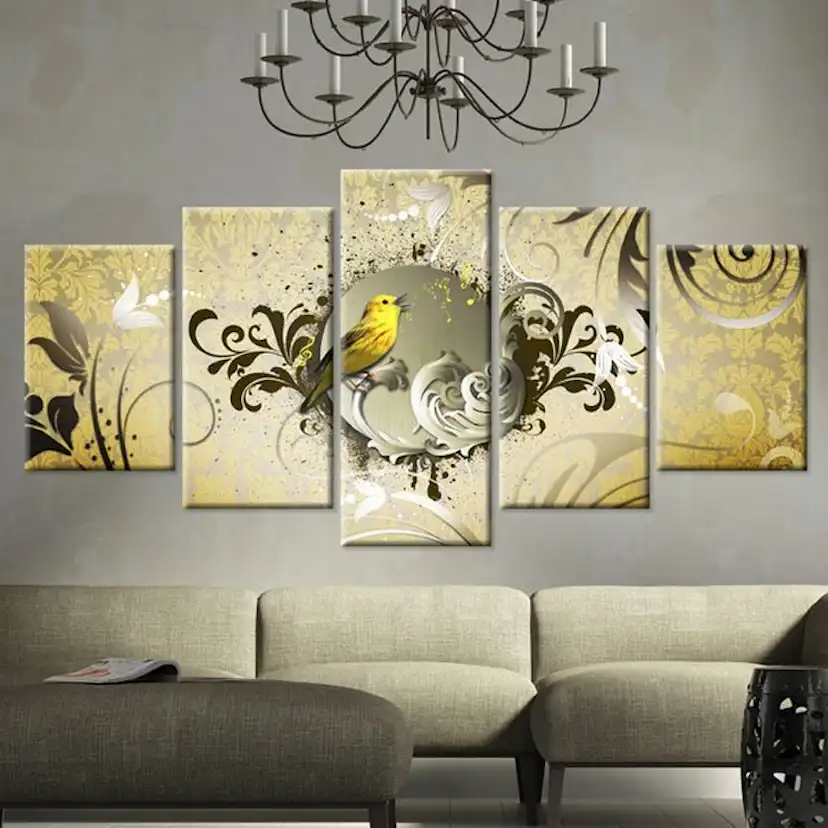 Tavla Arkiio Yellow Bird Singing