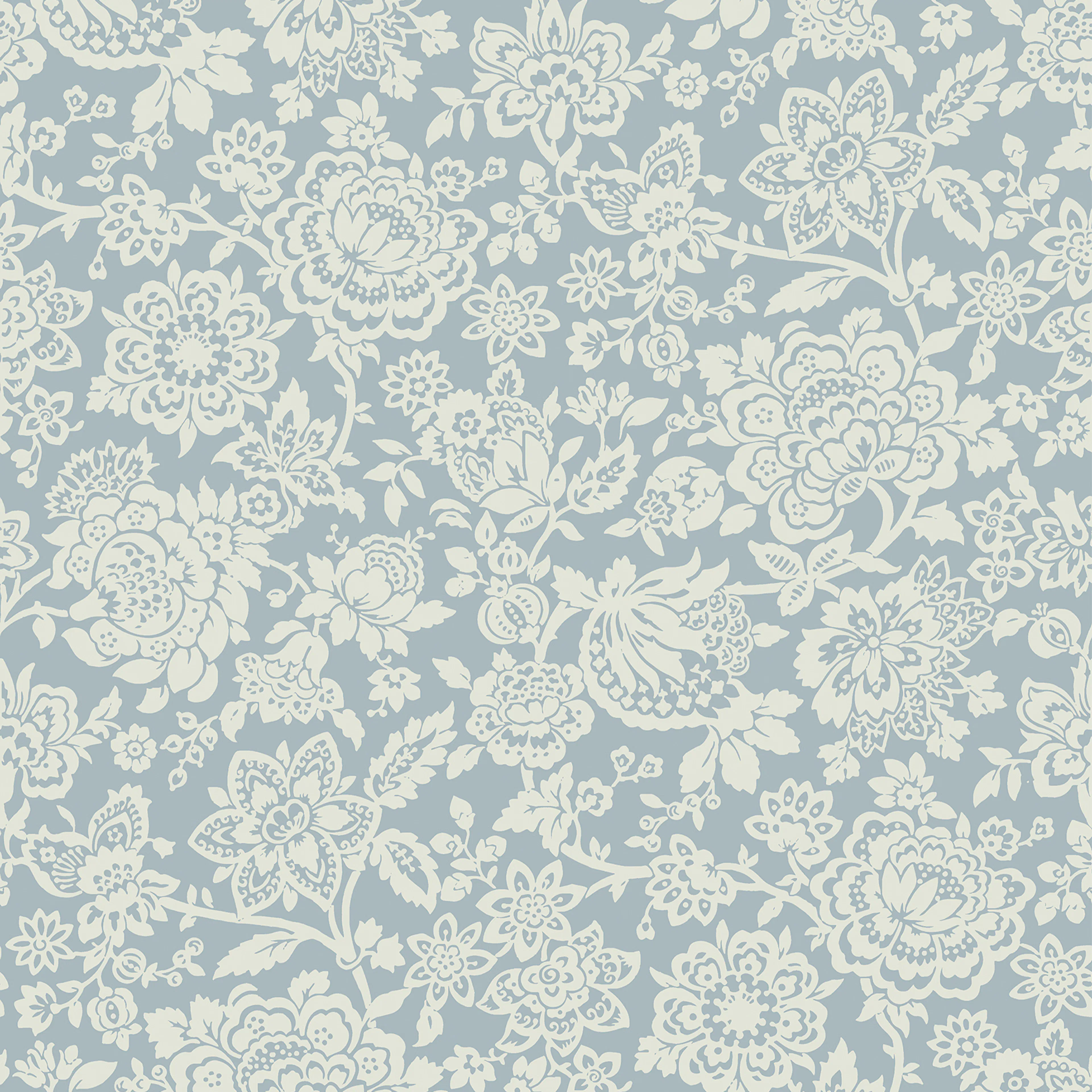 Tapet Laura Ashley Trailing Laurissa Pale Seaspray Blå 121073