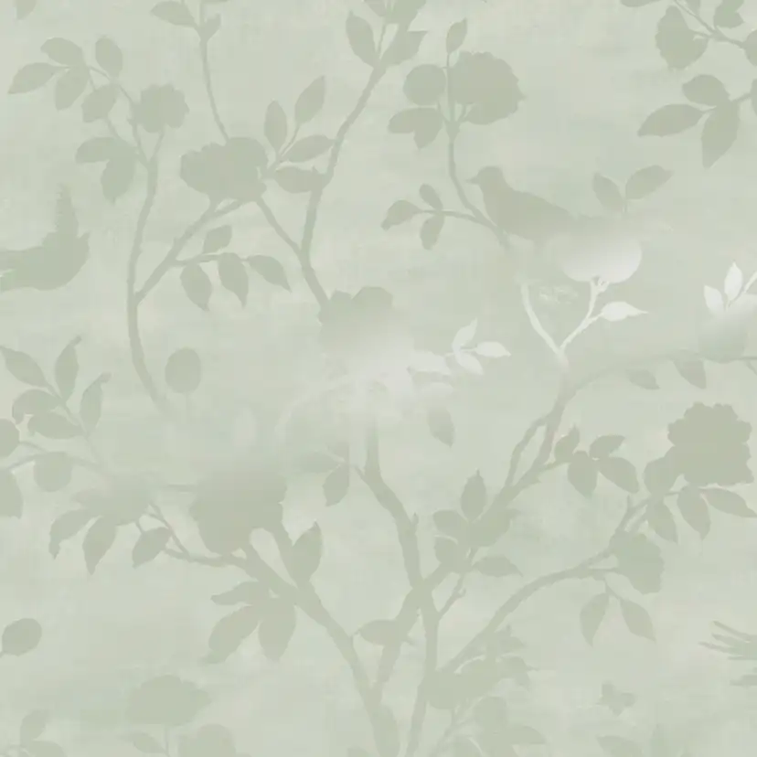 Tapet Laura Ashley Eglantine Silhouette Eau de Nil
