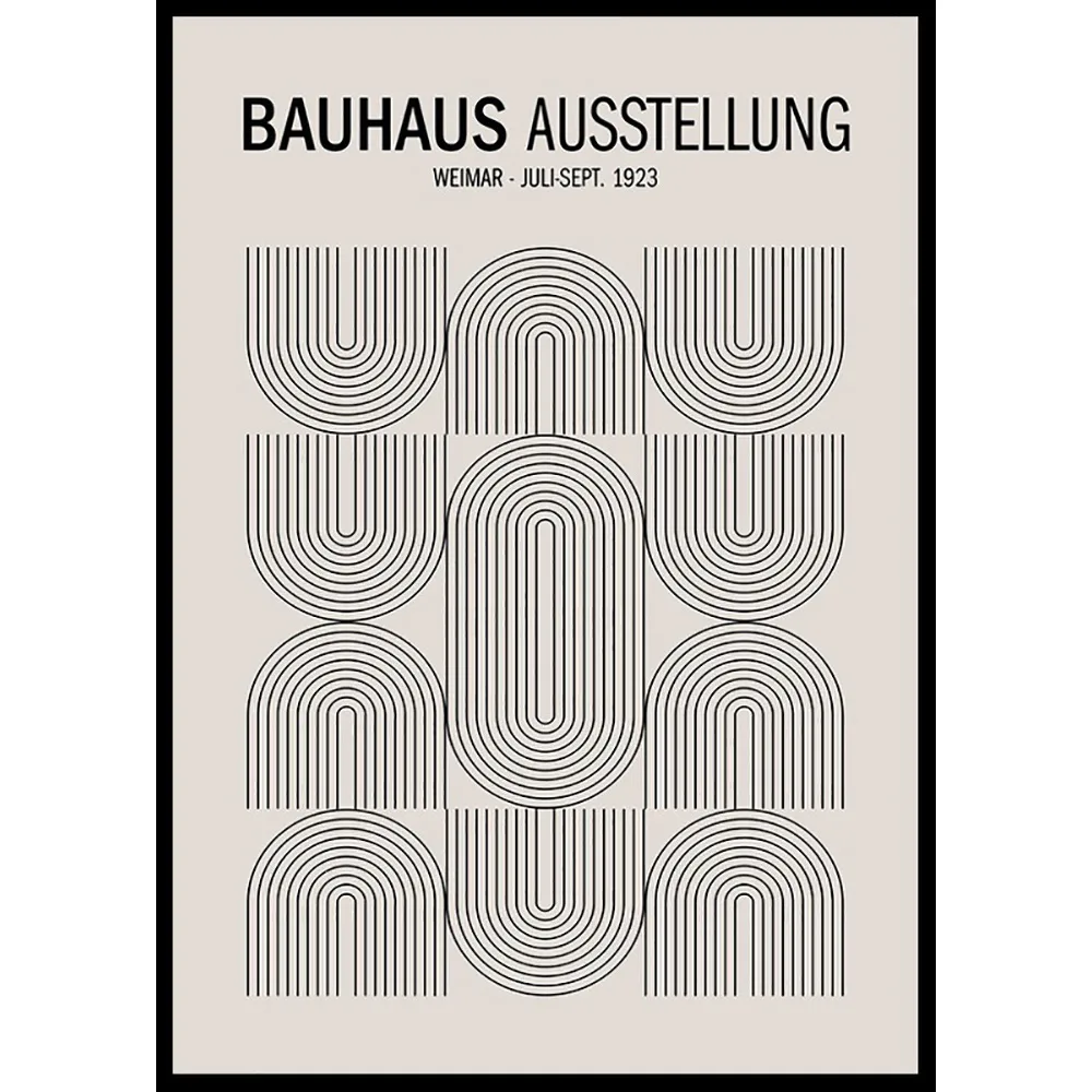 Poster Gallerix Bauhaus Ausstellung No2
