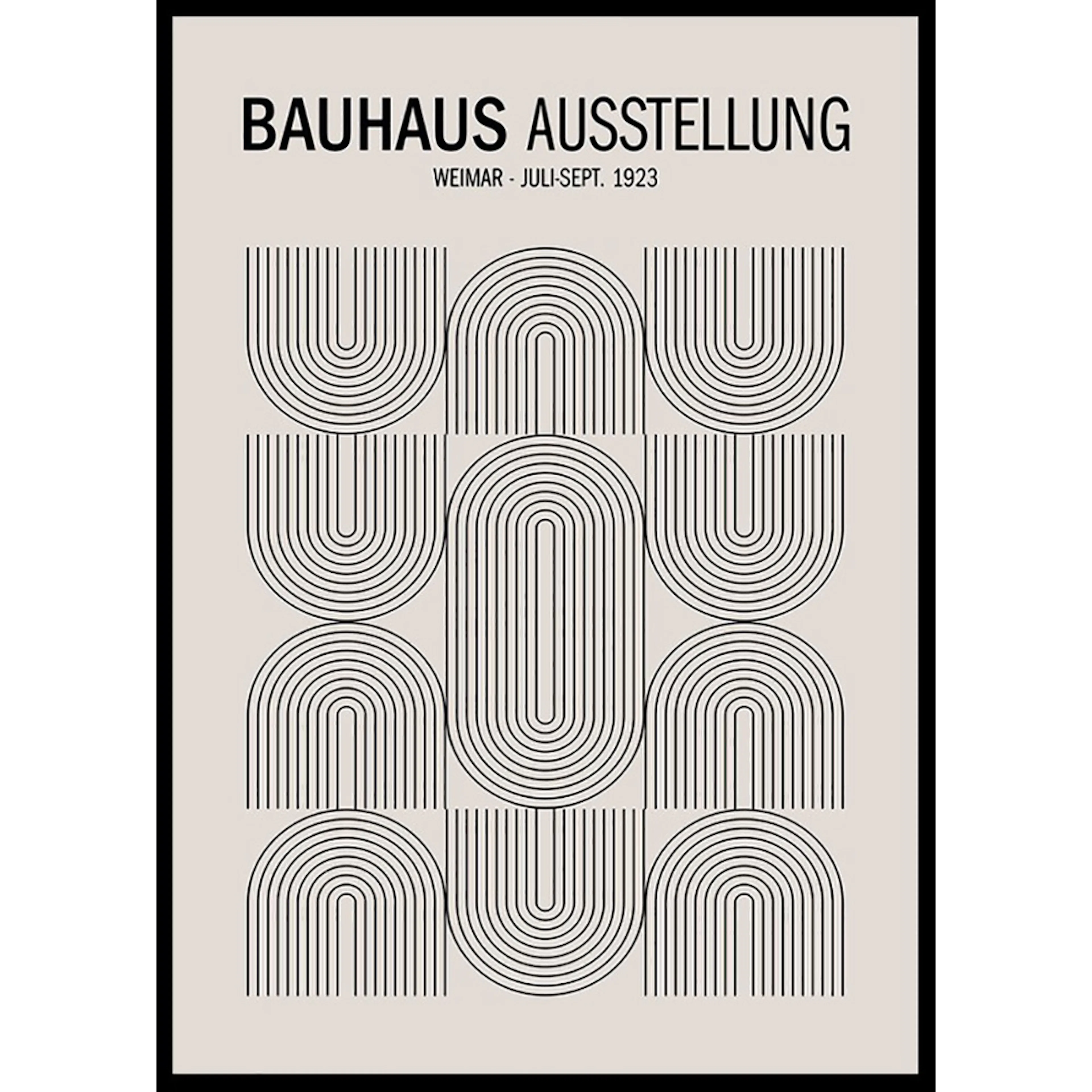 Poster Gallerix Bauhaus Ausstellung No2
