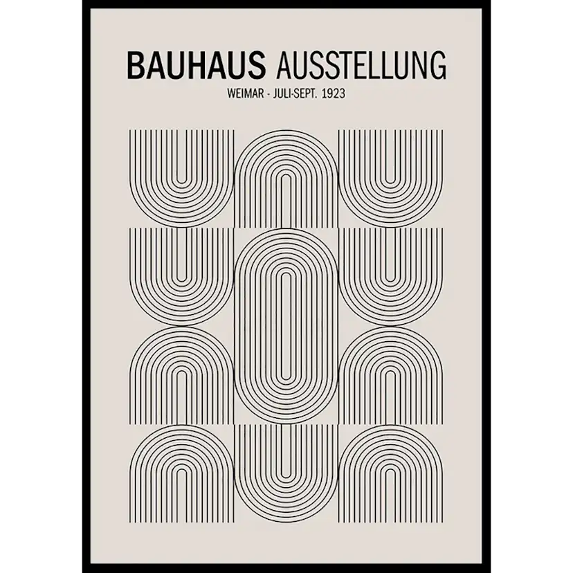 Poster Gallerix Bauhaus Ausstellung No2