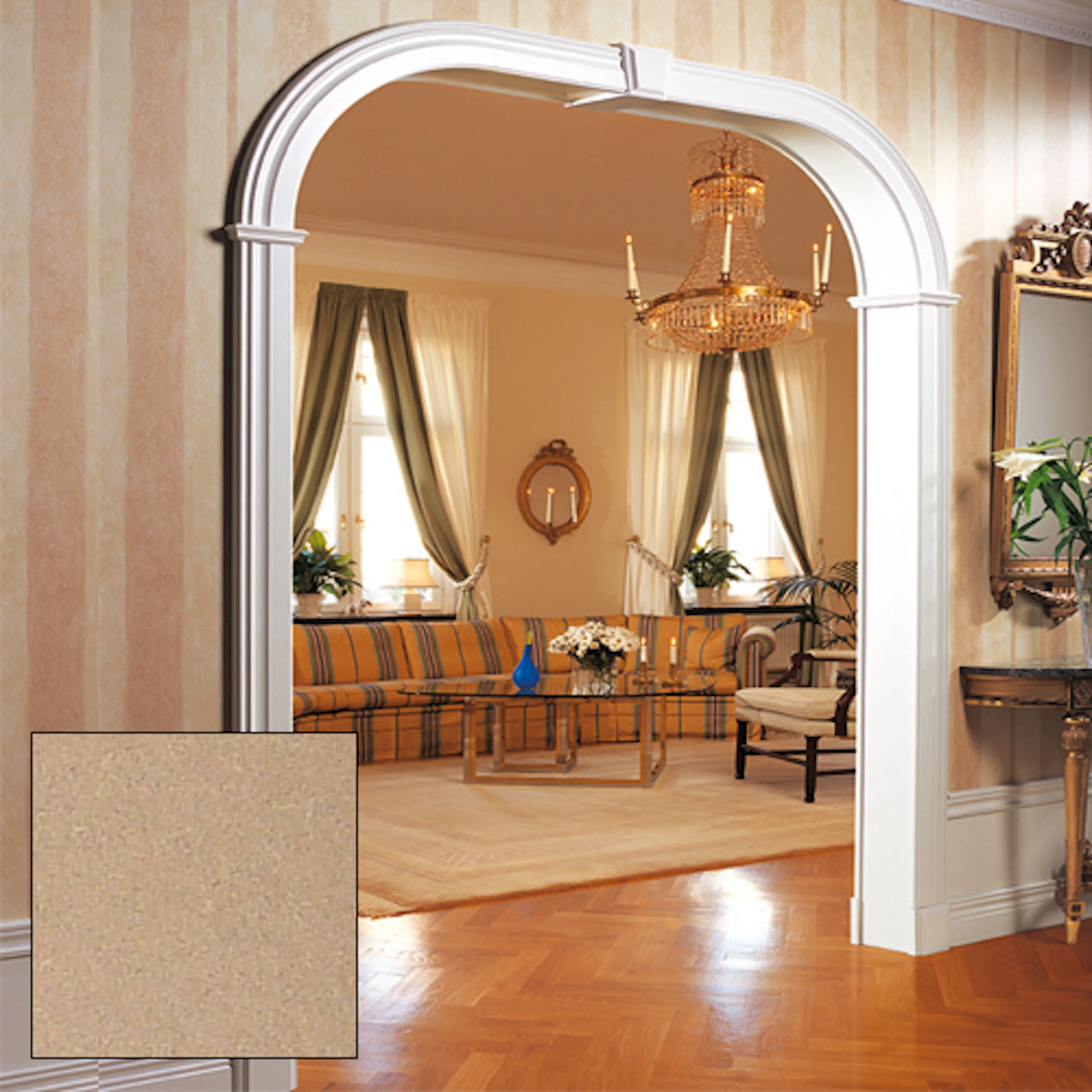 Valv Lundbergs Roma Obehandlad MDF