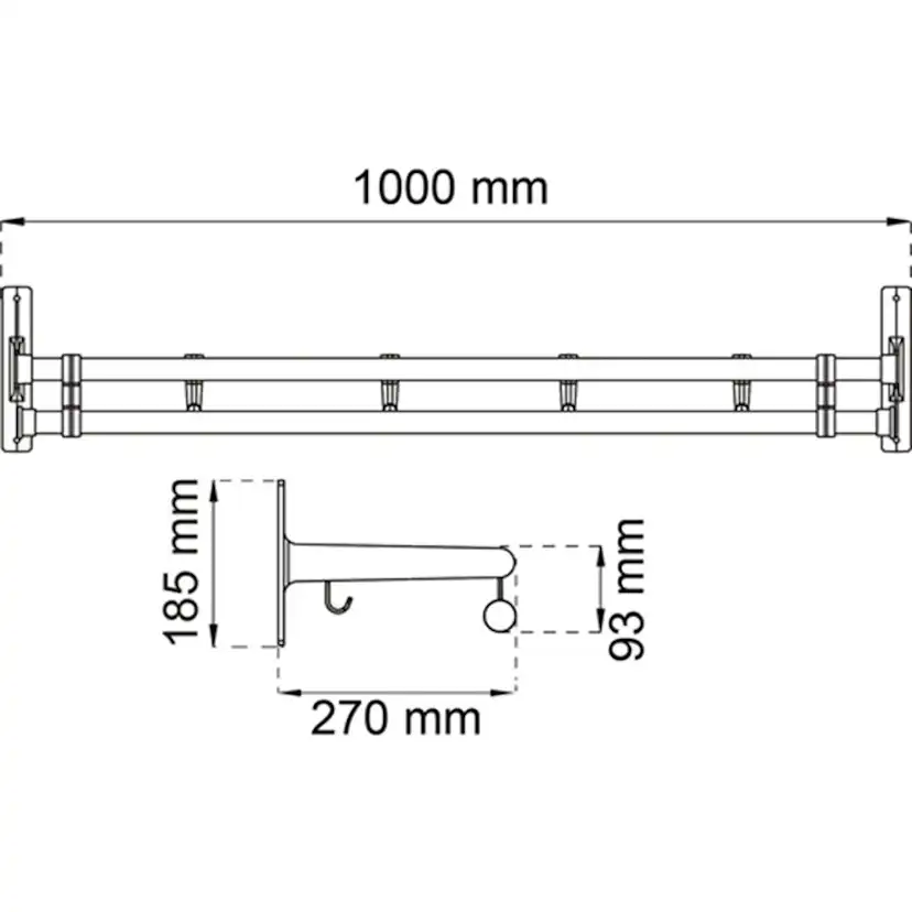 Hatthylla Habo Elegant Plus 100 cm