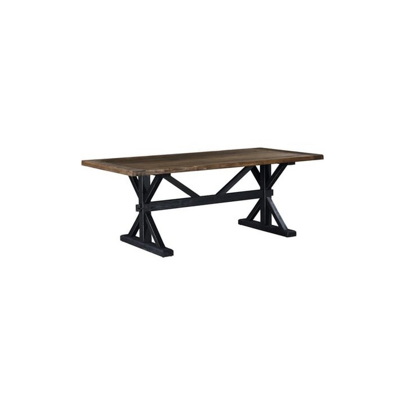 Lyon Premium Förlängningsbart Matbord 200 cm Natur/Svart