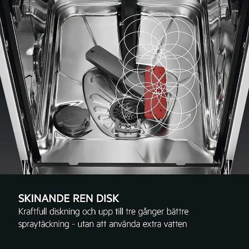 Integrerad Diskmaskin AEG FSE85708P Helintegrerad för IKEA Metod
