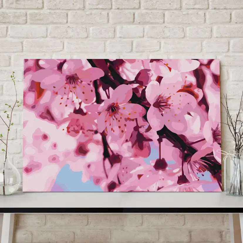 Gör-det-själv Målningar Arkiio Lily Branches