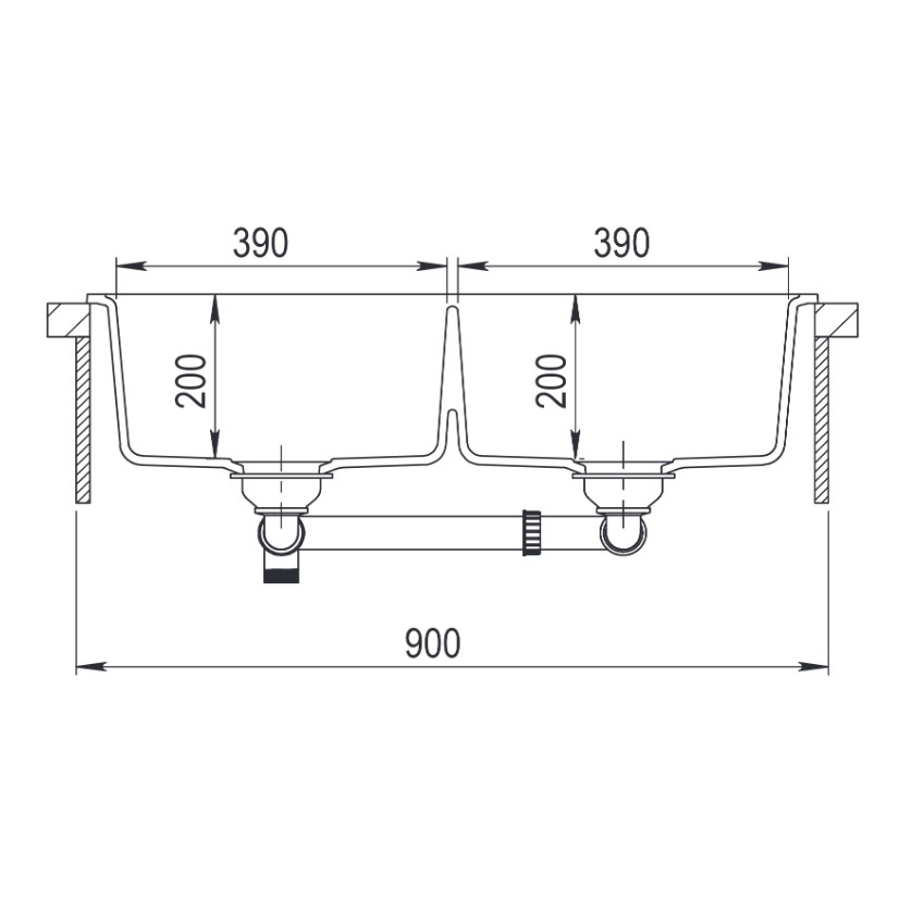 Diskho Lavabo Saturn 86