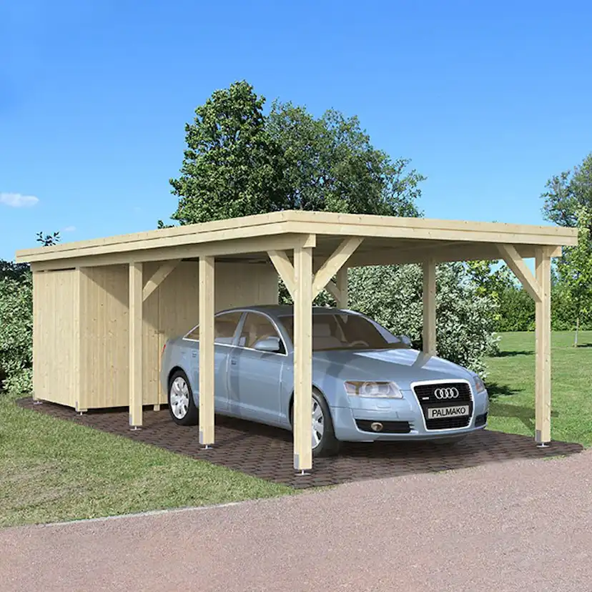 Förråd Palmako 5,8 m2 tillbehör till Carport Karl