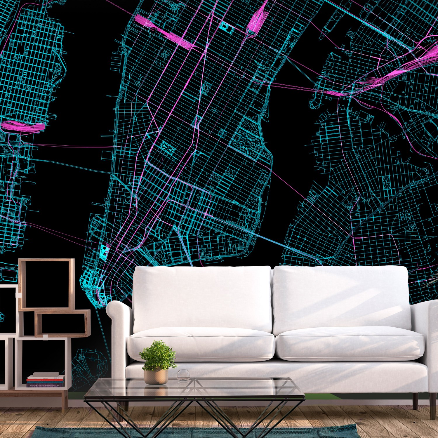 Fototapet Arkiio Blue Manhattan