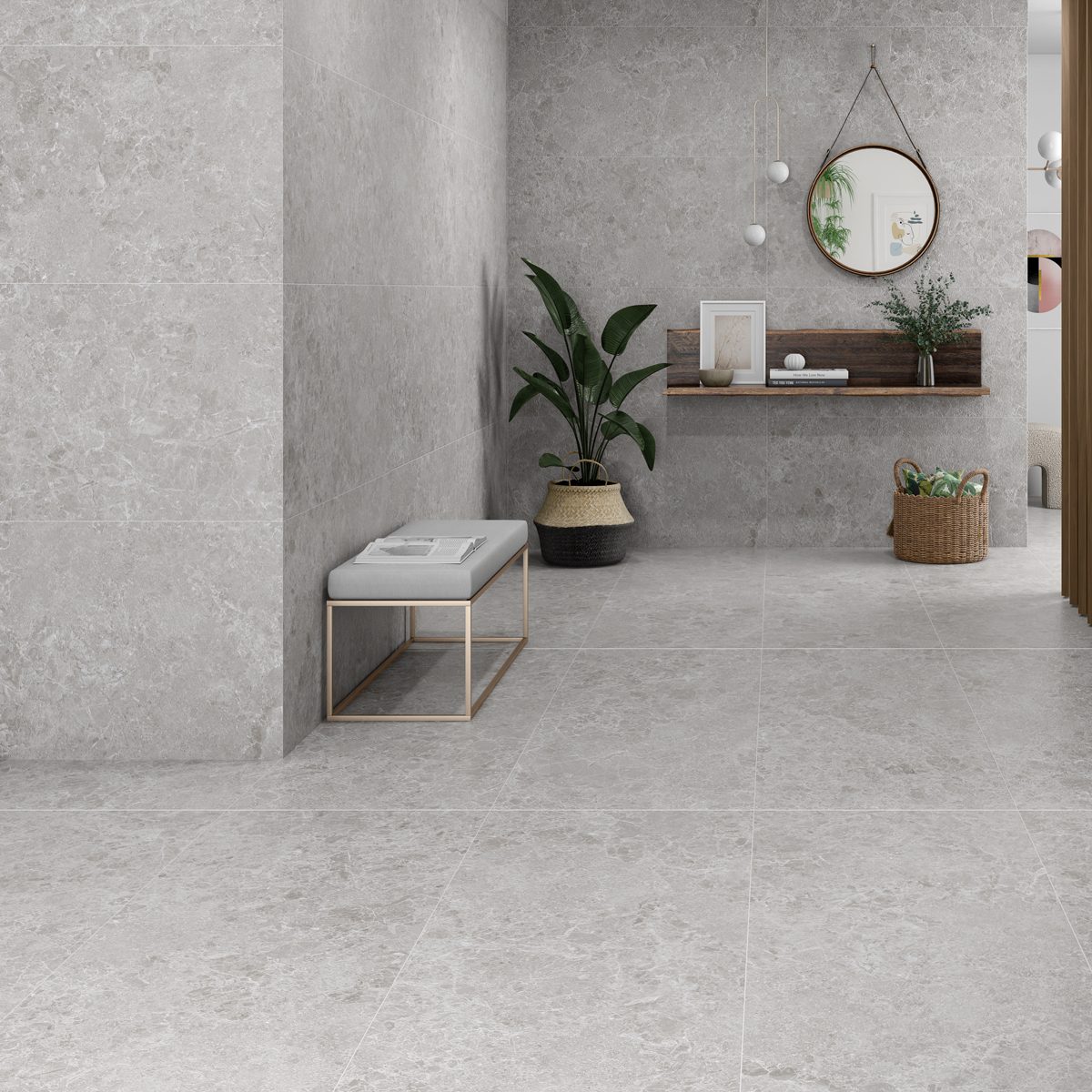 Klinker Charisma Marmor Grey Matt 60x60 cm