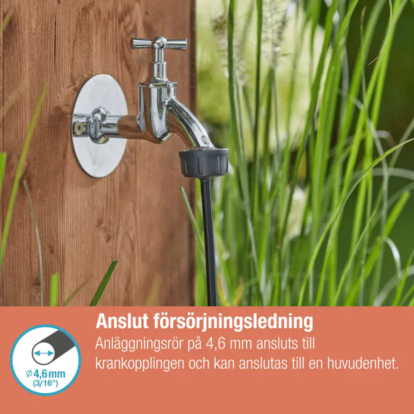 Krankoppling Gardena Micro-Drip 4,6 mm G 3/4"