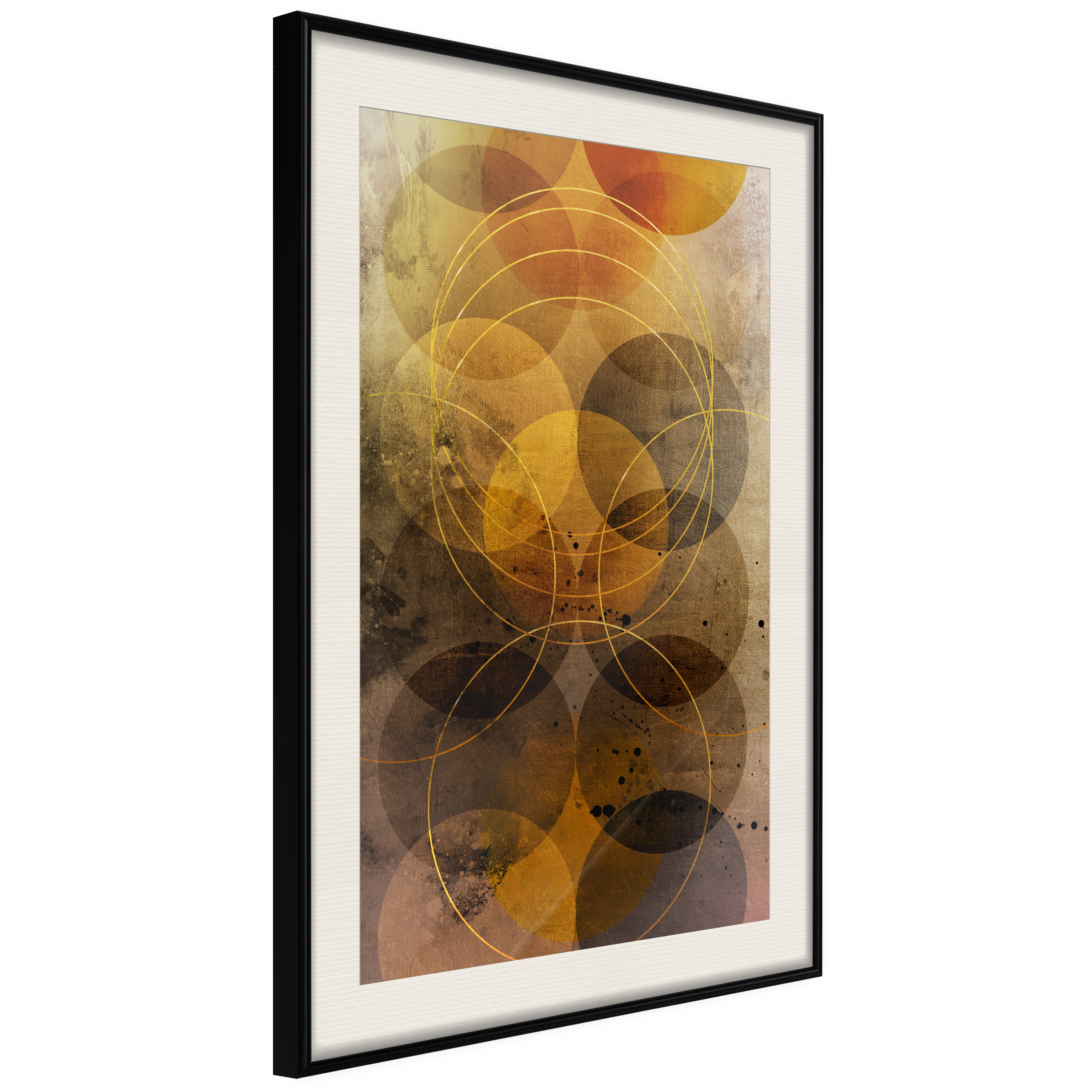 Affisch - Sun Journey [Poster] 30x45 Svart ram med passepartout, 30x45 cm