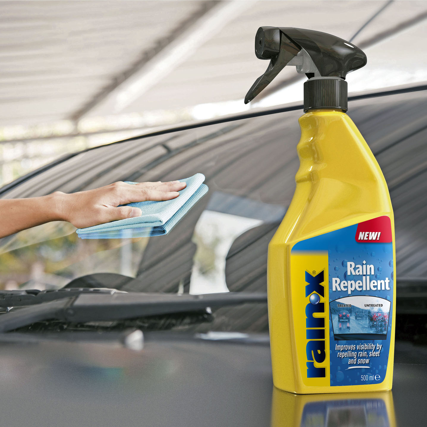 Glasbehandling Rain-X Regnavvisande Spray 500 ml