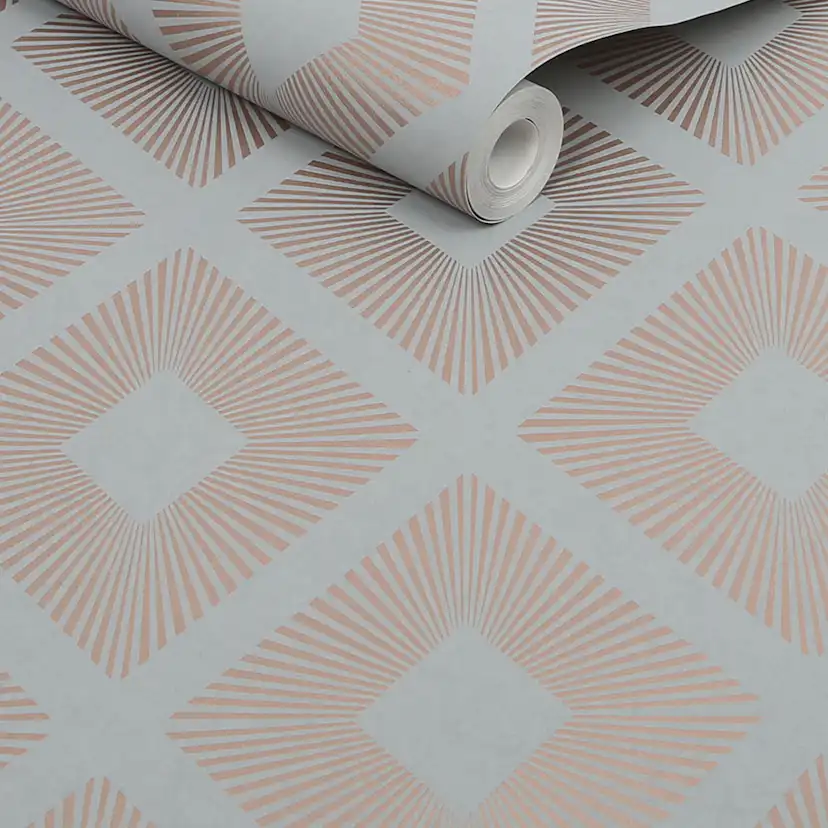 Tapet NEXT Deco Triangle Grey