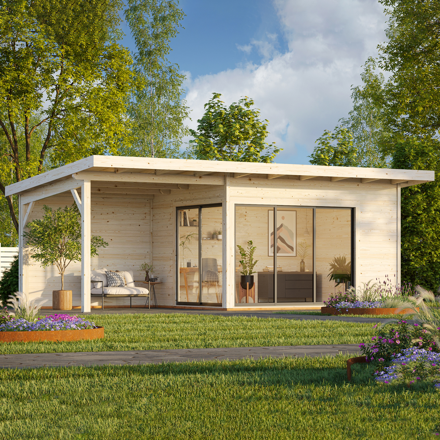 Stuga Palmako Andrea 20,0 m2 (inv. 11,2 m2)