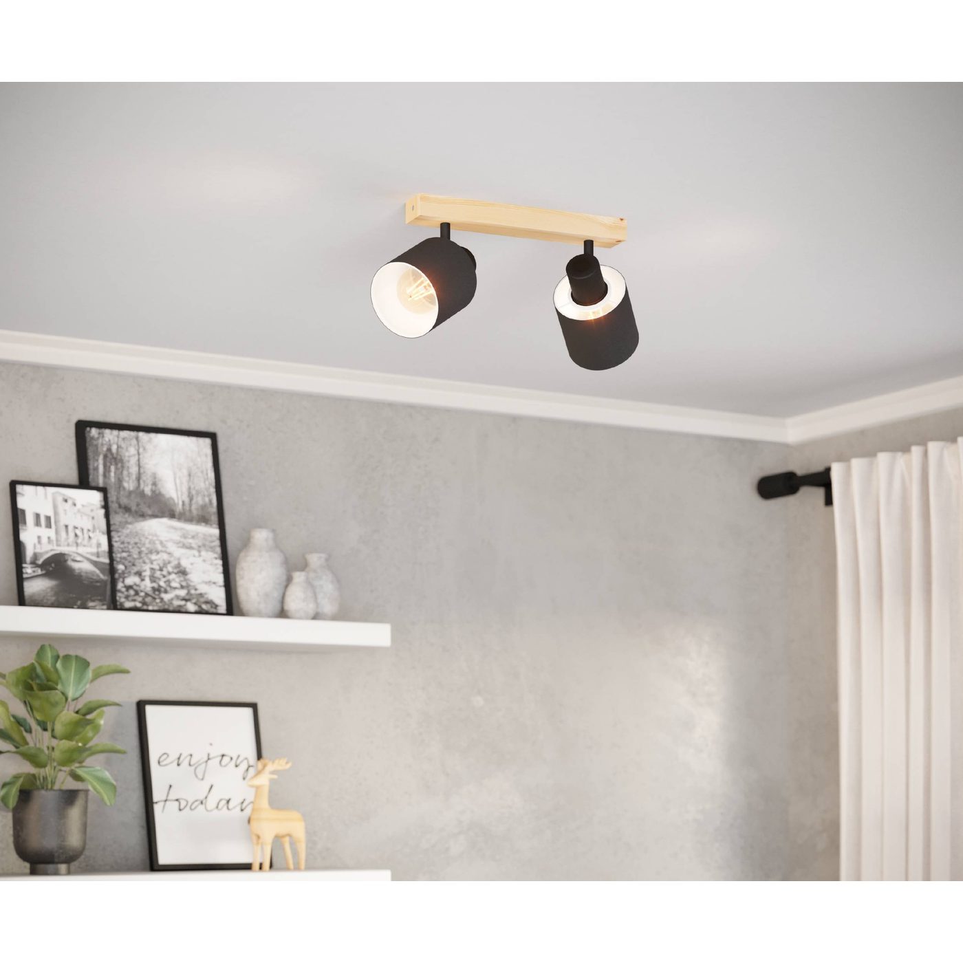 Spotlight Eglo Batallas med 2 Lampor