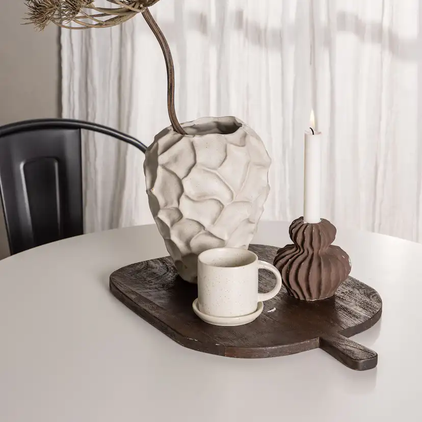 Matgrupp Venture Home Hamden Ø80 cm med 4 Tempe stolar