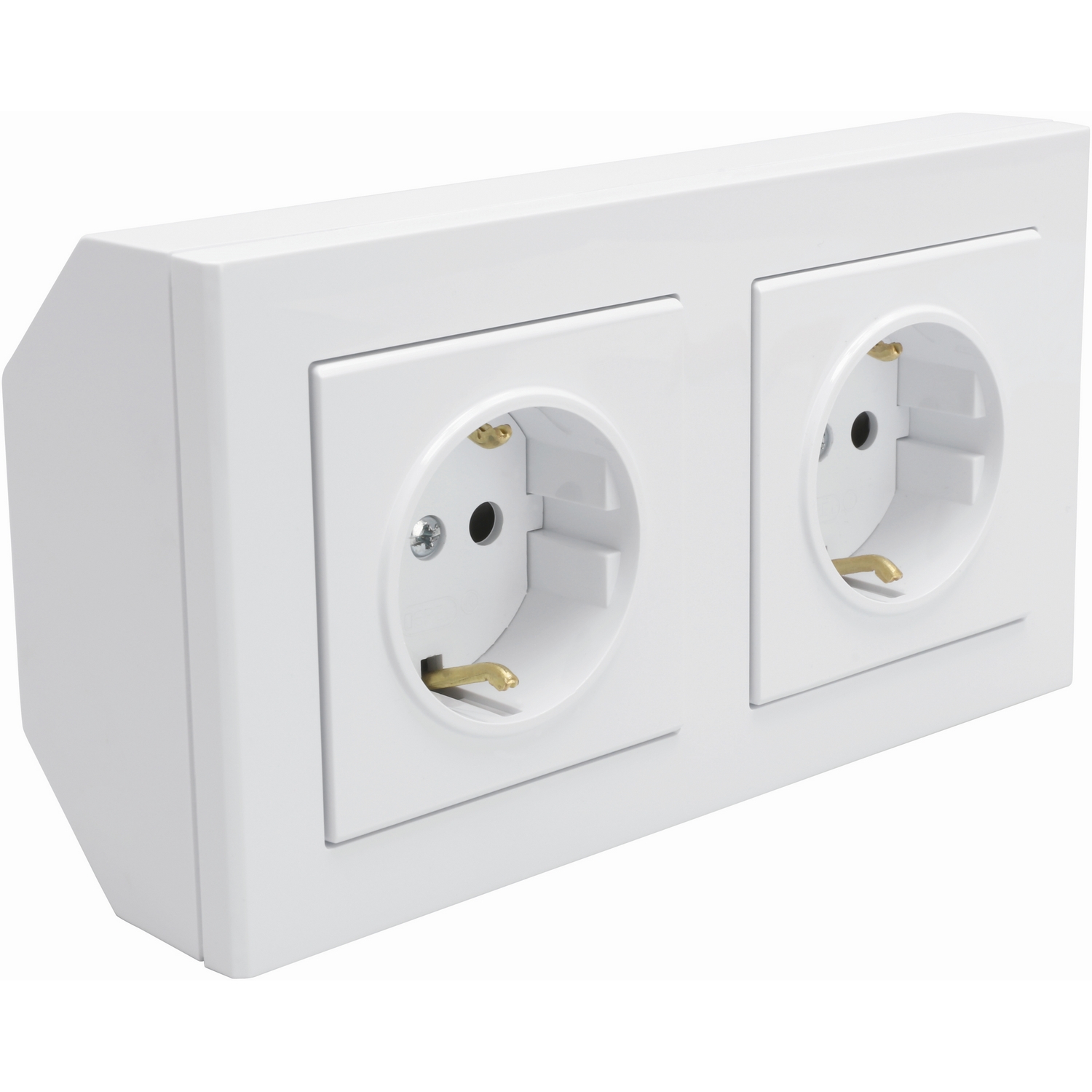 Hörnbox Malmbergs Optima 2Xschuko