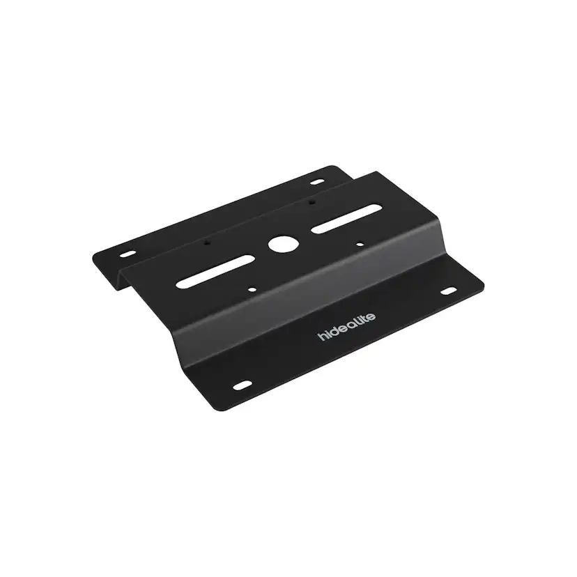 Montageplåt Hide-a-lite Svart