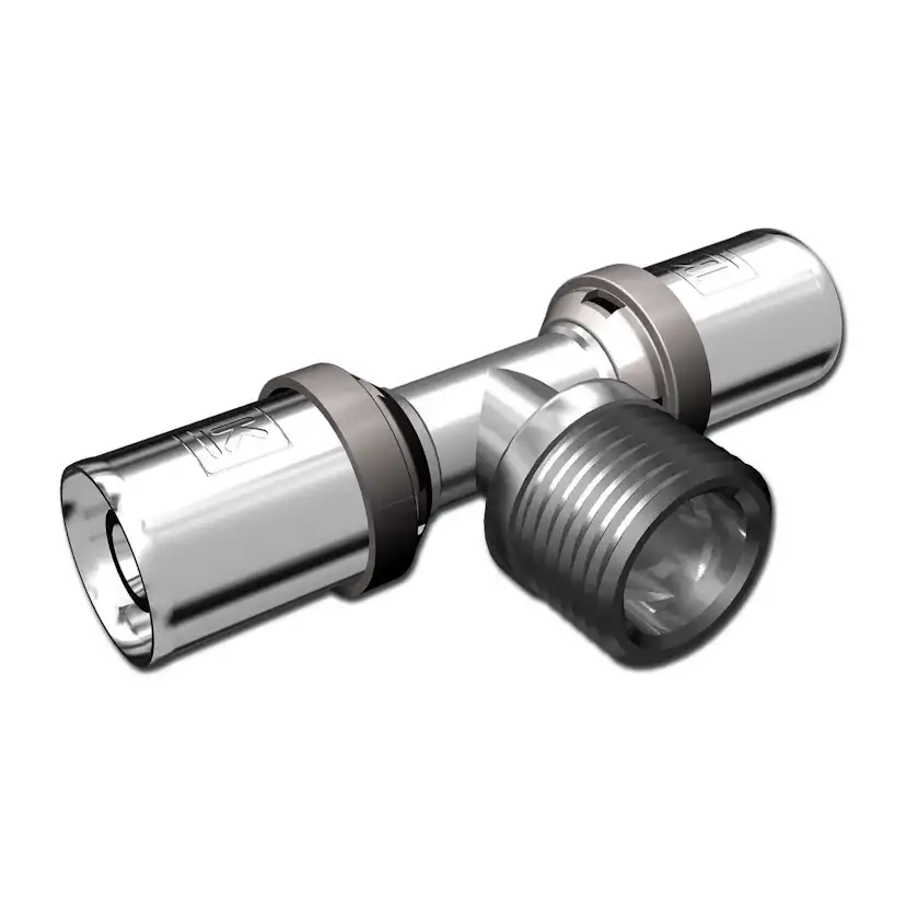 PRESSPEX T-KOPPLING UTV.GG A50 X R25 A50 mm x R25